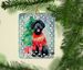 Giant Schnauzer Christmas Porcelain Ornament Christmas Tree Hanging Decorations For Home Christmas Holiday, Rectangle, Gift, Multicolor_maomaolike.com