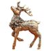 Brass Pair Of Plum Blossom Ornaments Home Office Decorations Christmas Deer Moving Forward Small Gifts Crafts_maomaolike.com