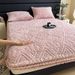 Milk Velvet Bed Sheet Single Piece Winter Coral Fleece Thickened Flannel Taffeta Protective Cover Set Cross-Border Compressible_maomaolike.com