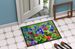 Illinois Violet In Watercolor Doormat Front Door Mat Indoor Outdoor Rugs For Entryway, Non Slip Washable Low Pile, 24H X 36W_maomaolike.com