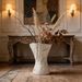 French Vintage Embossed Vase Elegant Ceramic Decor · Timeless & Sophisticated_maomaolike.com