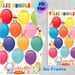 Spanish Birthday Calendar Painting Poster, Colorful Cute Cartoon Animal & Balloon Poster, Ideal For Tracking Monthly Birthdays, Suitable For Office_maomaolike.com