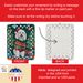 Bichon Frise Christmas Porcelain Ornament Christmas Tree Hanging Decorations For Home Christmas Holiday, Rectangle, Gift, Multicolor_maomaolike.com