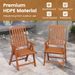 Foldable Patio Chair All-Weather HDPE Outdoor Dining Chair With Armrest For Indoor And Outdoor Settings, Living Room, Balcony, Porch, Patio, Etc_maomaolike.com