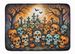 Calaveras Sugar Skulls Spooky Halloween Memory Foam Kitchen Mat Machine Washable Anti-Fatigue Mat Cushion Comfort Bath Mat Or Kitchen Rug_maomaolike.com