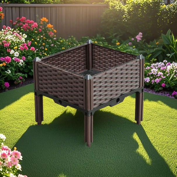 SOGA 2X 40cm Raised Planter Box Garden Bed With Legs_maomaolike.com