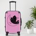 Crystals Luggage, 20/24/28 Inch Luggage, Carry-On, Custom Luggage, Luggage Set, Suitcase, Travel, Vacation, Cabin Suitcase, Custom Suitcase, Personalized Luggage_maomaolike.com