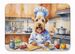 Wheaten Terrier The Chef Memory Foam Kitchen Mat Machine Washable Anti-Fatigue Mat Cushion Comfort Bath Mat Or Kitchen Rug_maomaolike.com