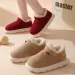 Winter Casual House Men 2026 Outdoor Warm Cotton Shoes For Women Indoor Plush Padded Slippers Female_maomaolike.com