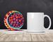 Colorful Raspberries Large Sandstone Coasters Pack Of 4 Absorbent Round Coasters Decor Gifts For Men Or Women, 4 In, Multicolor_maomaolike.com