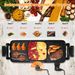 2 In 1 Electric Hot Pot With Grill 2800W Smokeless Non-Stick Korean BBQ Grill Shabu Shabu Hot Pot Combo With Independent Temperature Control 5 Gears Firepower For 3-10 People_maomaolike.com