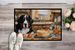 Bernese Mountain Dog Fall Kitchen Pumpkins Doormat Front Door Mat Indoor Outdoor Rugs For Entryway, Non Slip Washable Low Pile, 24H X 36W_maomaolike.com