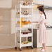 Trolley Kitchen Floor Bedroom Multi-layer Baby Supplies Mobile Backpack Rack Snack Storage Organizer_maomaolike.com