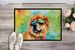 Chow Chow Hippie Dawg Doormat Front Door Mat Indoor Outdoor Rugs For Entryway, Non Slip Washable Low Pile, 24H X 36W_maomaolike.com