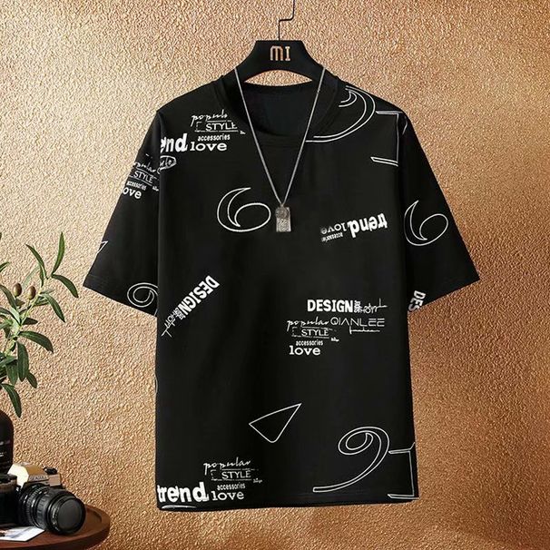 Men's Clothing summer sports men's five point short sleeved running basketball uniforms casual loose T shirt shorts two piece suit_maomaolike.com