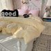 Wholesale INS Korean Style Macaron Plaid Mixed Pure Four-Piece Washed Cotton Solid Color 4-Piece Set_maomaolike.com