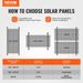 VEVOR 41-Inch Solar Panel Mount Brackets 0 - 90° Adjustable Tilt Mount Brackets_maomaolike.com