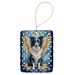 Border Collie My Angel Porcelain Ornament Christmas Tree Hanging Decorations For Home Christmas Holiday, Rectangle, Gift, Multicolor_maomaolike.com