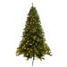Pre-lit Christmas Tree 7.5ft Artificial Hinged Xmas Tree With 400 Pre-strung Led Lights Foldable Stand_maomaolike.com