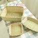 Old-fashioned Bamboo Weaving Product Handmade Rectangular Dustpan Agricultural Household Large Kitchen Fruit Basket_maomaolike.com