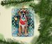 Boxer Christmas Porcelain Ornament Christmas Tree Hanging Decorations For Home Christmas Holiday, Rectangle, Gift, Multicolor_maomaolike.com