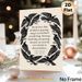 Raven Themed Literary Quote Painting Poster, Monochrome Black Raven Wreath Poster, Classic Poetry-inspired Wall Decor Suitable For Study, Living Room_maomaolike.com