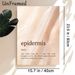 Epidermis Definition Painting Poster, Minimalist Soft-toned Text Art Poster, Informative Quirky Body Science Decor Idea For Bathroom, Bedroom Or_maomaolike.com