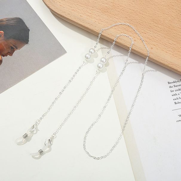 Unisex Jewelry leopard stone cold wind lanyard simple O chain glasses chain lanyard neck mask lanyard_maomaolike.com