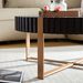 Modern Handcraft Drum Coffee Table 31.5 Inch Round Coffee Table For Living Room,Small Coffee Table With Sturdy Pedestal_maomaolike.com