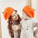 Hot Sale Mother Baby Knitted Beanie Orange Beret Women Kids Crochet Halloween Parent-child Pumpkin Bonnet Boina Girls Knit Barett_maomaolike.com