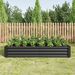 Raised Garden Bed Outdoor, 6×3×1ft , Metal Raised Rectangle Planter Beds For Plants, Vegetables, And Flowers - Black_maomaolike.com