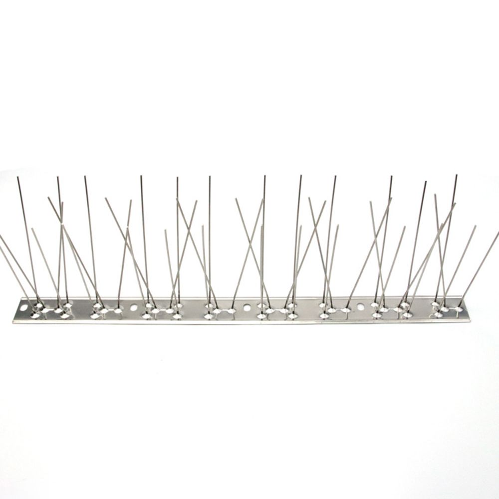 Stainless Steel Pigeon Spikes Bird Repeller Deterrent Traps Anti-bird Repellent Pest Control Garden Balcony Thorn Nail_maomaolike.com