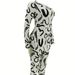 Women's clothing fashion casual print long sleeved suit_maomaolike.com