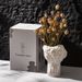 Textured Organic Vase Modern Ceramic Decor · Unique & Elegant Design_maomaolike.com
