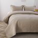 Quilted Crystal Fleece Bedspread - European Style Lightweight Blanket With Cotton Filling_maomaolike.com