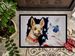 Chevy Boston Terrier Doormat Front Door Mat Indoor Outdoor Rugs For Entryway, Non Slip Washable Low Pile, 24H X 36W_maomaolike.com