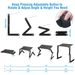 1Pc Foldable Laptop Table Bed Notebook Desk With Mouse Board Aluminum Alloy Breakfast Snacking Tray For Home Office Travel Use_maomaolike.com