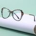 New square frame men's and women's flat mirror glasses frame retro blue light anti-internet celebrity large frame plain makeup artifact_maomaolike.com