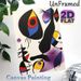 Abstract Surrealist Painting Poster, Vibrant Bold Whimsical Abstract Shape Poster, Artistic Organic Color-blocked Forms To Enhance Decor For Living_maomaolike.com