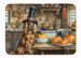 Cocker Spaniel Fall Kitchen Pumpkins Memory Foam Kitchen Mat Machine Washable Anti-Fatigue Mat Cushion Comfort Bath Mat Or Kitchen Rug_maomaolike.com