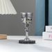 Resin Craft Skull Statue With Piston Gear Element, Compact Decorative Small Ornament For Household Desktop Layout
_maomaolike.com