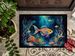 Bioluminescent Fish Doormat Front Door Mat Indoor Outdoor Rugs For Entryway, Non Slip Washable Low Pile, 24H X 36W_maomaolike.com