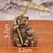 Brass Hedgehog Mother And Child Retro Office Table Creative Kung Fu Set Teapot Lid Holder Pure Copper Tea Ceremony Accessories_maomaolike.com