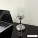 Shishi Light Luxury Nordic Silver Aromatherapy Candle Holder Valentine's Day Decoration Romantic Dining Table Candlelight_maomaolike.com