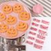 13pcs, Fun Halloween Pumpkin Cookie Cutters - 6 Different Facial Expressions - Plastic Pastry Molds - Baking Tools and Kitchen Accessories_maomaolike.com