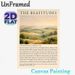 The Beatitudes Painting Poster, Warm-toned Pastoral Landscape With Sacred Scripture Poster, Inspirational Religious Decor Suitable For Home, Church_maomaolike.com