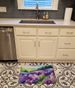 New Hampshire Purple Lilac In Watercolor Memory Foam Kitchen Mat Machine Washable Anti-Fatigue Mat Cushion Comfort Bath Mat Or Kitchen Rug_maomaolike.com
