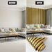 40cm*300cm Modern Black & Gold Wall Panels – Elegant Striped Design For Living Room | Self-adhesive Easy DIY, Acoustic & Luxury Interior Touch_maomaolike.com