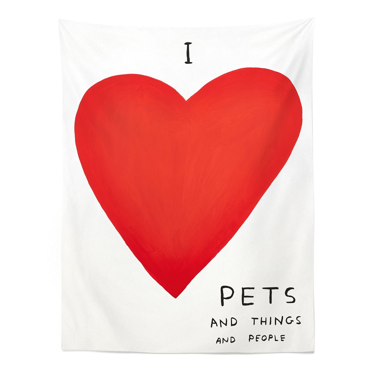 I Like Many Things Cartoon Warm Atmosphere Bedside Decoration Background Wall Washable Hanging Cloth_maomaolike.com