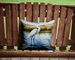 Snowy Egret In Coastal Marshes Throw Pillow Machine Washable, Indoor Outdoor Decorative Pillow For Couch, Bed Or Patio, 14Hx14W_maomaolike.com
